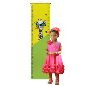 Wall Hanging Custom Printed Kids Height Chart