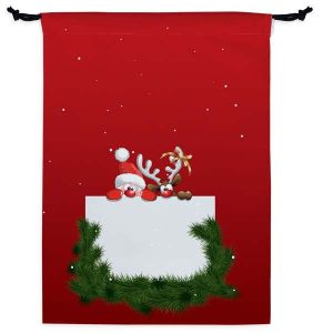 Red Santa Sack Bag Personalised